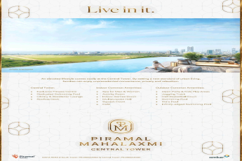 Book an elevated lifestyle comes easily at the central tower at Piramal Mahalaxmi in Mumbai